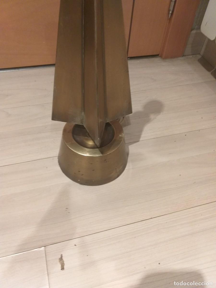 Antig&uuml;edades: L&aacute;mpara de mesa Art Dec&oacute; dorada - Foto 3