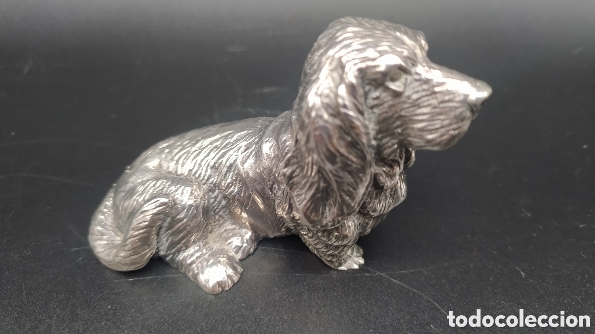 Antig&uuml;edades: Perro plata alcudia. - Foto 2