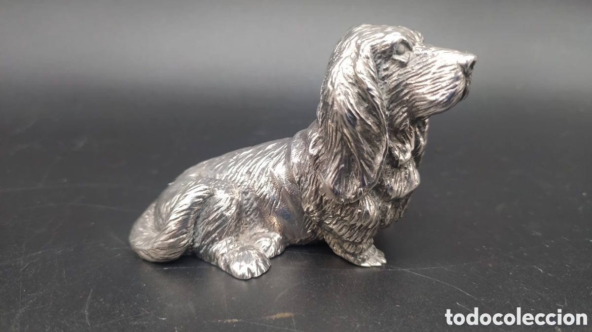 Antig&uuml;edades: Perro plata alcudia. - Foto 1