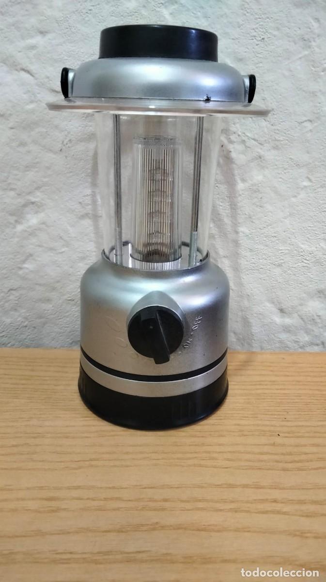 Antig&uuml;edades: linterna de luz led con brujula - Foto 1
