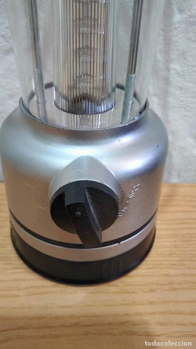 Antig&uuml;edades: linterna de luz led con brujula - Foto 2