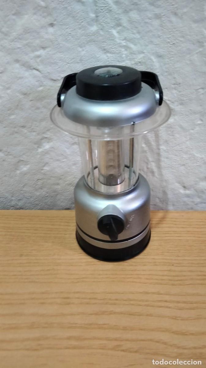 Antig&uuml;edades: linterna de luz led con brujula - Foto 3