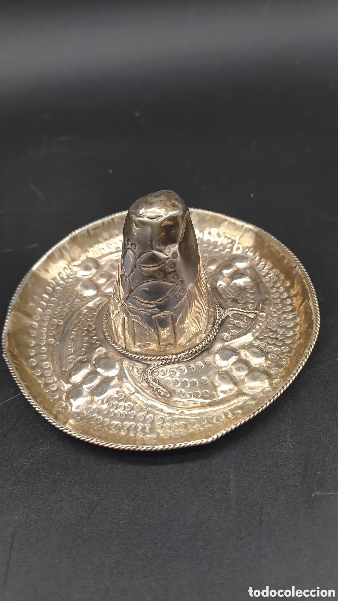 Antig&uuml;edades: Sombrero mexicano plata - Foto 2