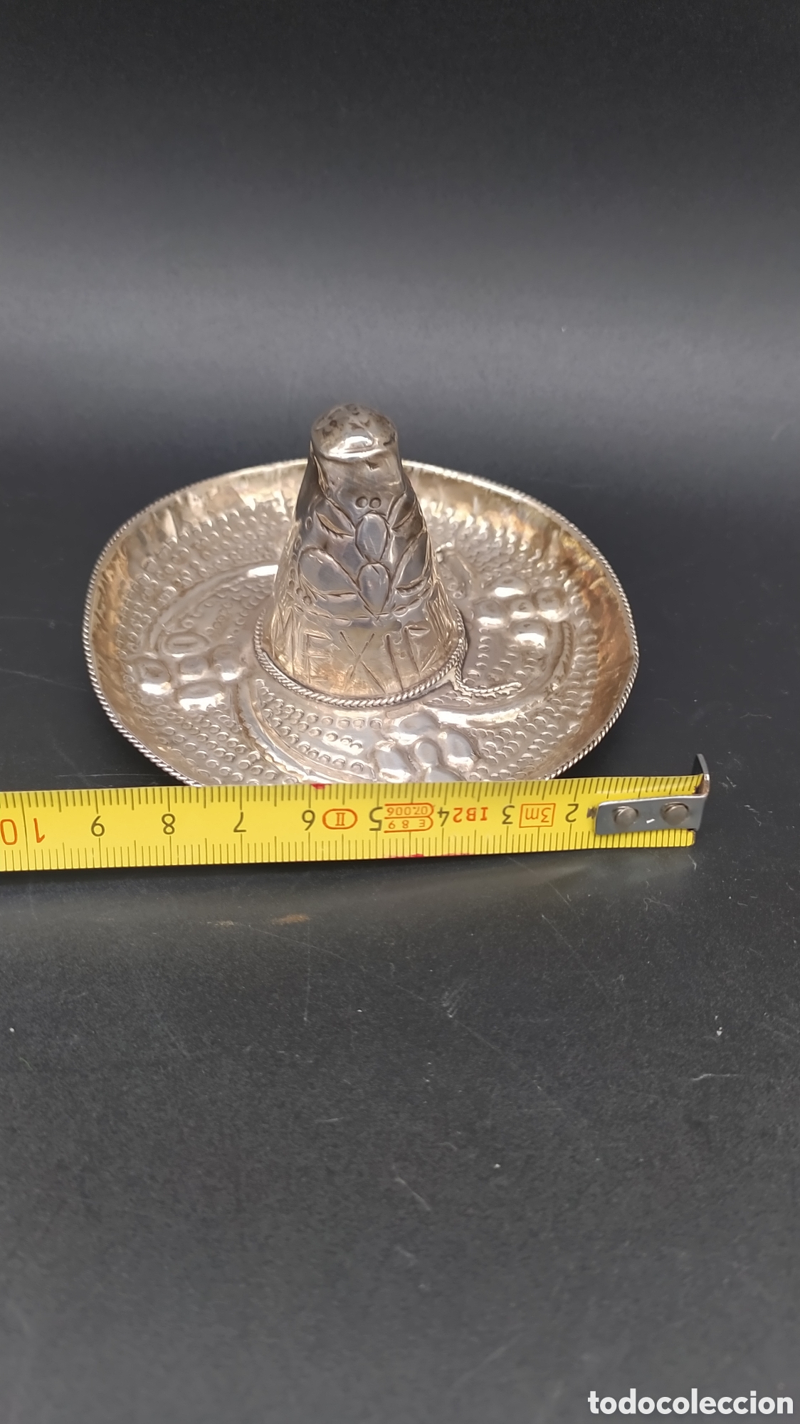 Antig&uuml;edades: Sombrero mexicano plata - Foto 6