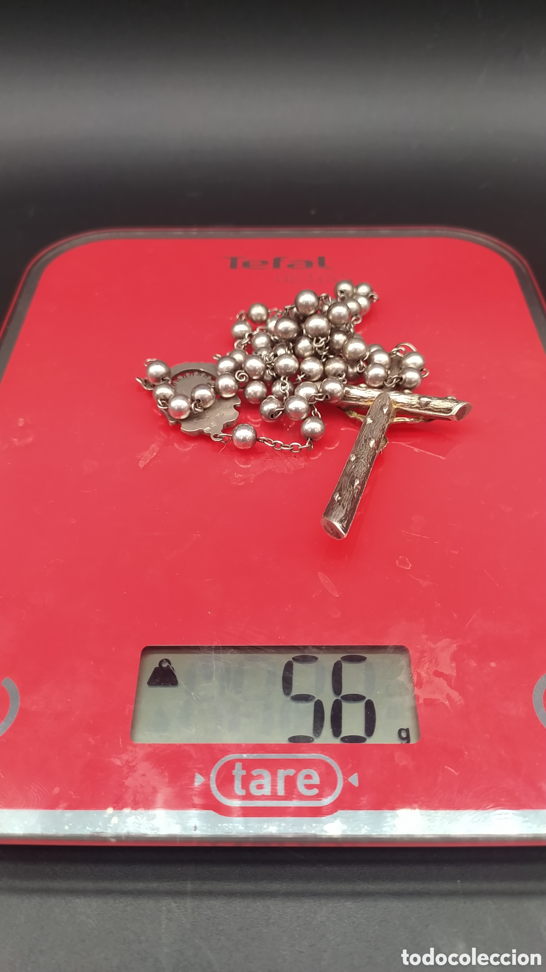 Antig&uuml;edades: Rosario de plata, inscripci&oacute;n. - Foto 16