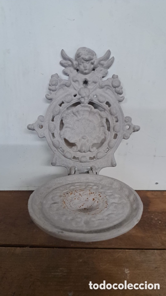 Antig&uuml;edades: Antigua porta Velas de hierro - Foto 1