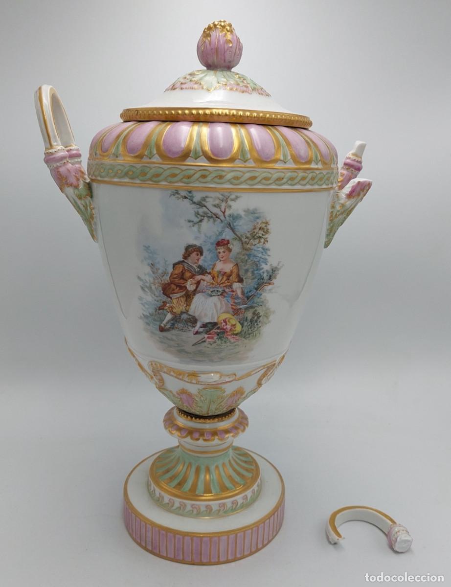 Antig&uuml;edades: Jarron de porcelana KPM Berlin Weimar - Foto 1