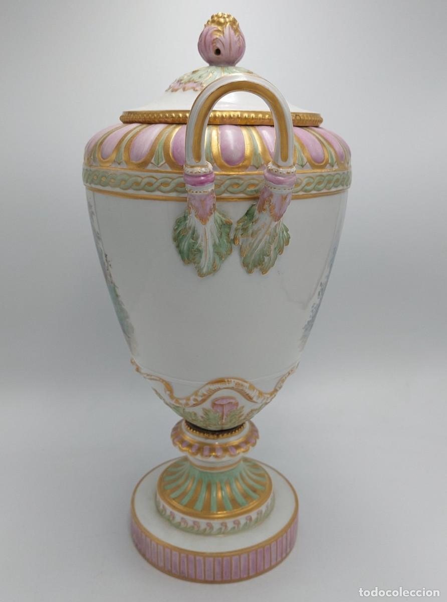 Antig&uuml;edades: Jarron de porcelana KPM Berlin Weimar - Foto 3