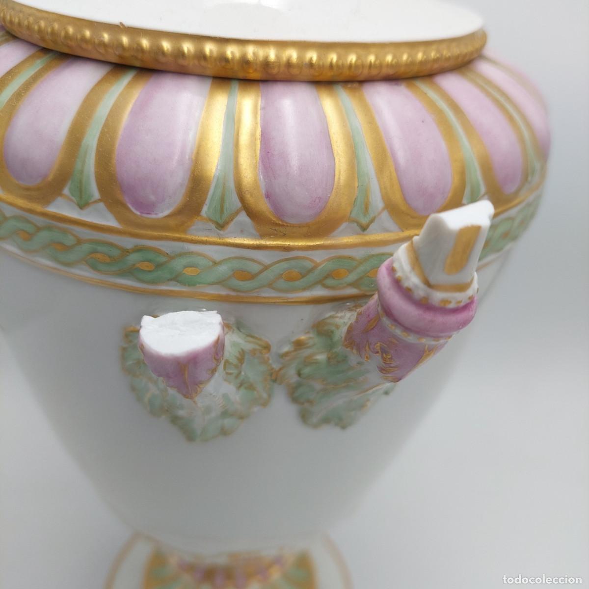 Antig&uuml;edades: Jarron de porcelana KPM Berlin Weimar - Foto 7