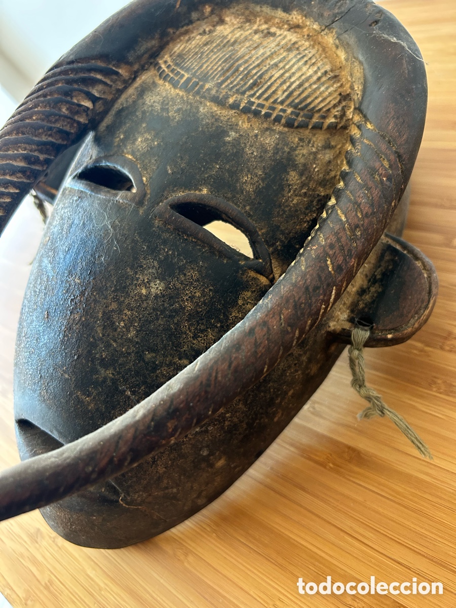Antig&uuml;edades: Original m&aacute;scara africana - Foto 4