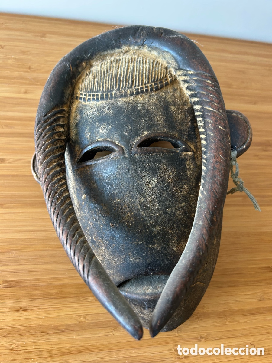 Antig&uuml;edades: Original m&aacute;scara africana - Foto 1
