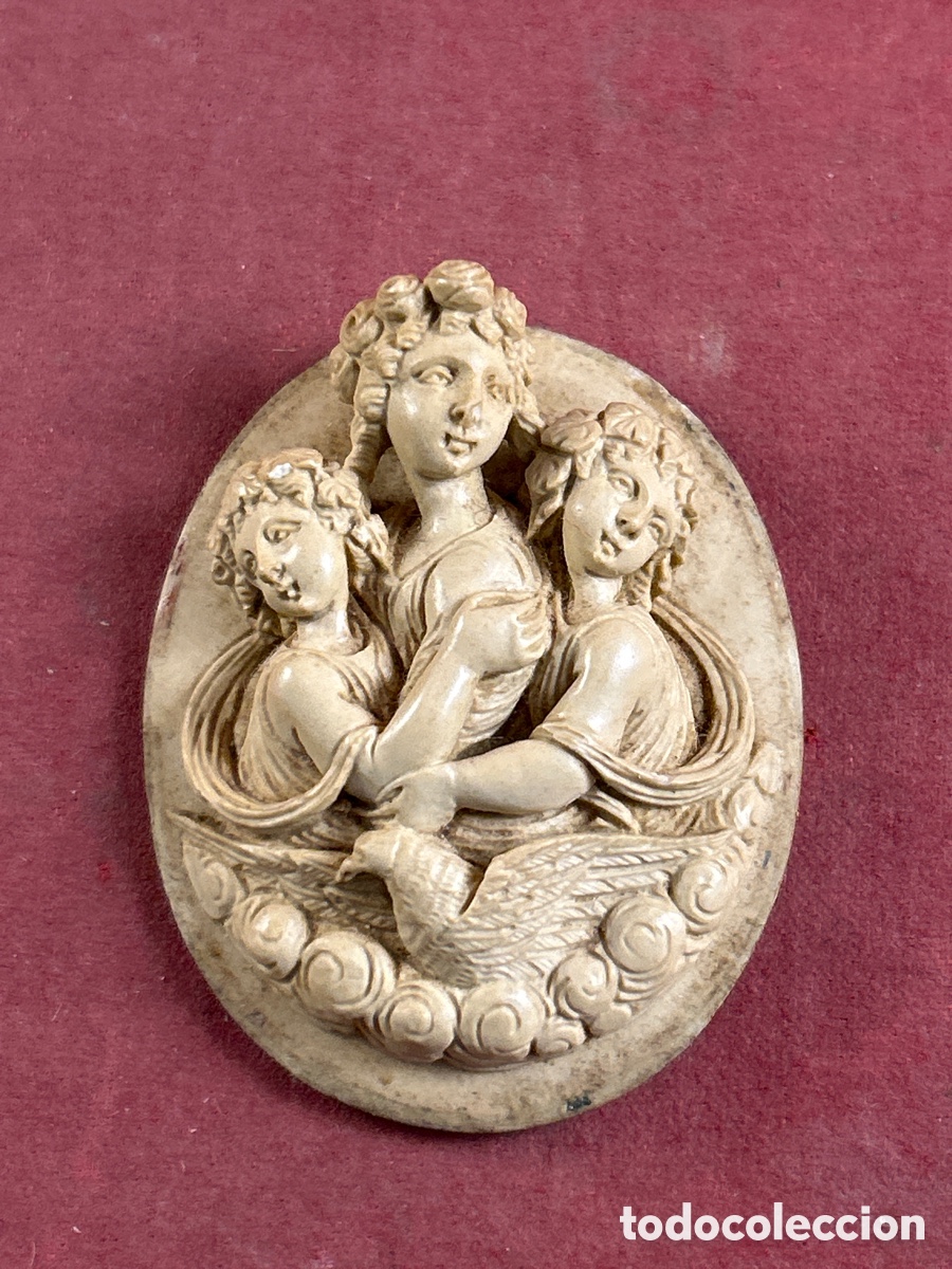 Antig&uuml;edades: ANTIGUO CAMAFEO VICTORIANO DE LAVA VOLC&Aacute;NICA