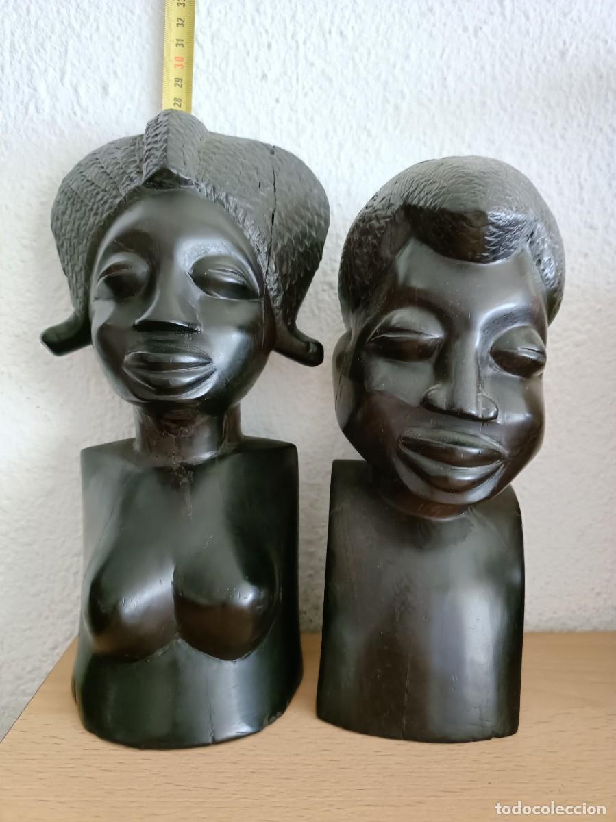 Antig&uuml;edades: Pareja africana &eacute;bano - Foto 1