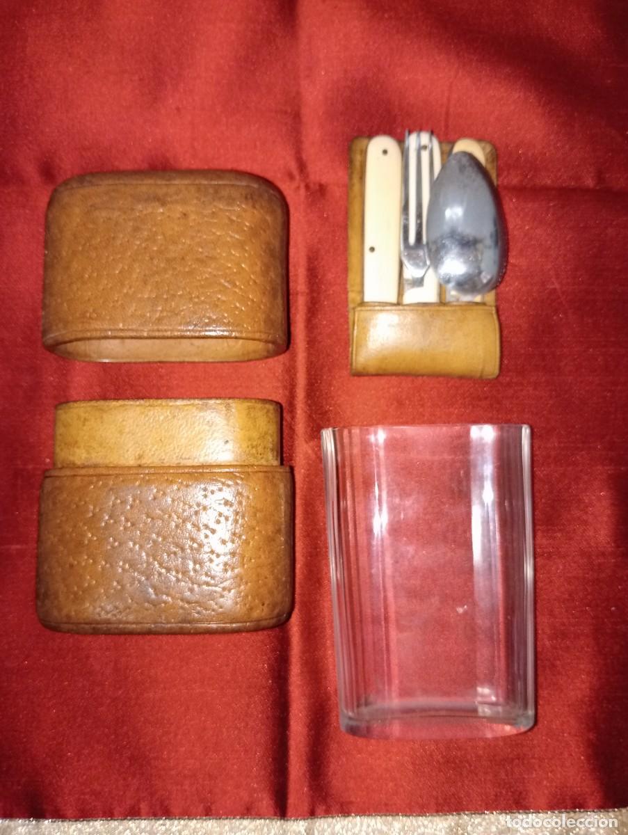 Antig&uuml;edades: Cubiertos y vasos de campa&ntilde;a - Foto 4