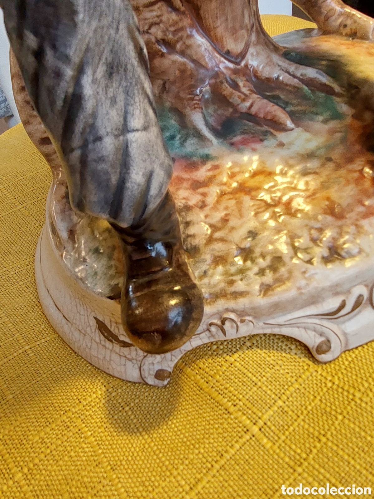 Antig&uuml;edades: Hombre del acorde&oacute;n. Capodimonte. - Foto 4