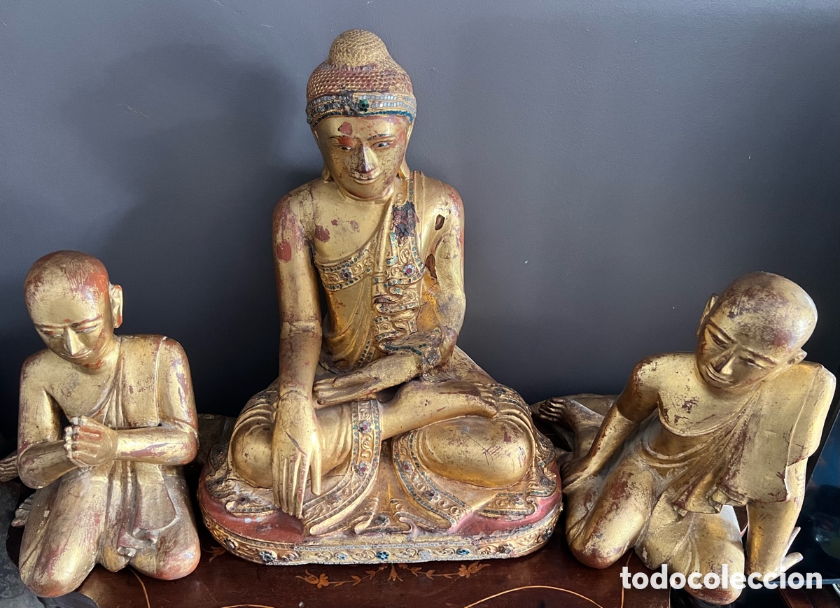 Antig&uuml;edades: Buda y sus dos disc&iacute;pulos - Foto 11
