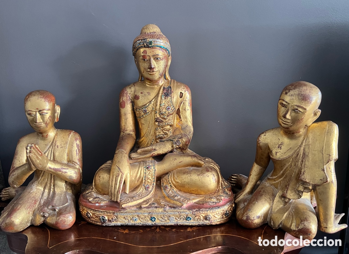 Antig&uuml;edades: Buda y sus dos disc&iacute;pulos - Foto 3
