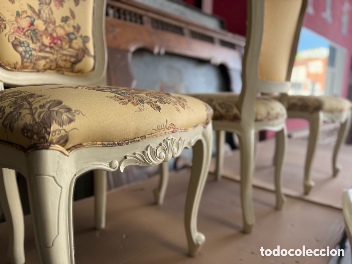 Antig&uuml;edades: Sillas de estilo tapizadas - Foto 6
