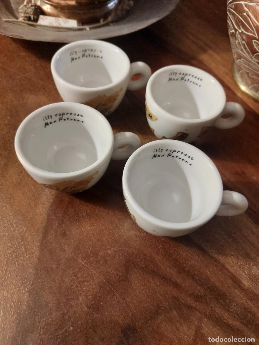 Antig&uuml;edades: CUATRO TAZAS CAFE &rdquo;ILLY&rdquo; EDICION LIMITADA MAX PETRONE - Foto 2