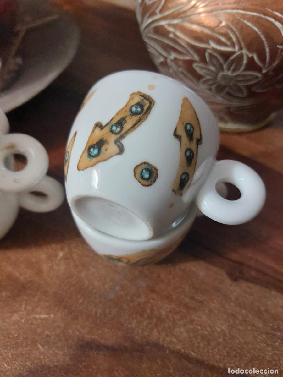 Antig&uuml;edades: CUATRO TAZAS CAFE &rdquo;ILLY&rdquo; EDICION LIMITADA MAX PETRONE - Foto 3