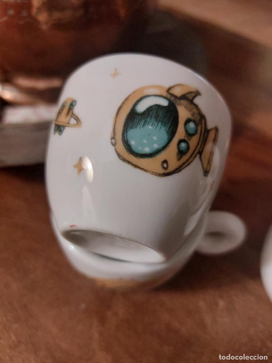 Antig&uuml;edades: CUATRO TAZAS CAFE &rdquo;ILLY&rdquo; EDICION LIMITADA MAX PETRONE - Foto 4