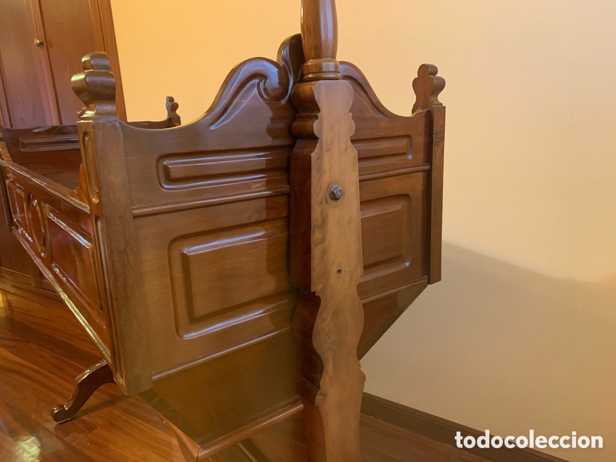 Antig&uuml;edades: CUNA DE CAOBA DE CUBA - Foto 7