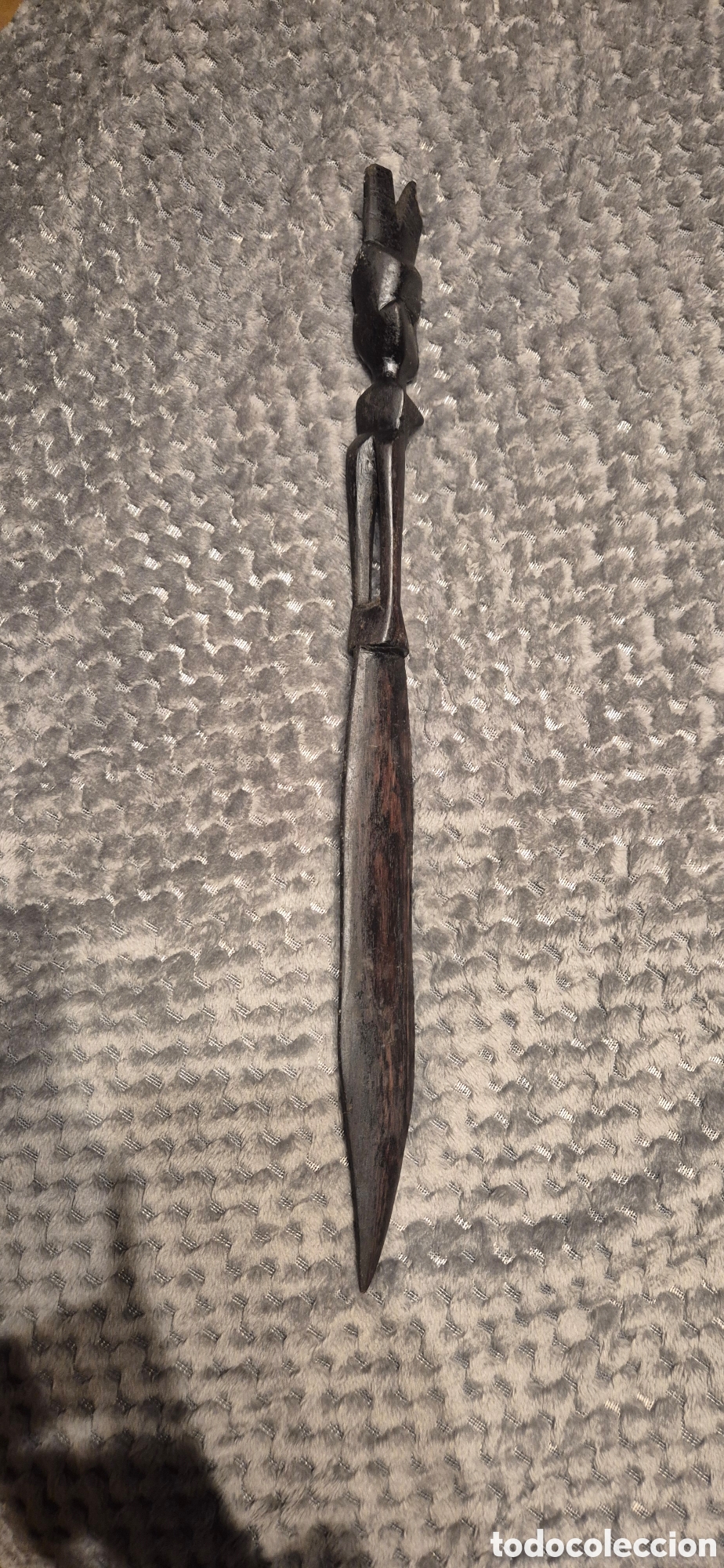 Antig&uuml;edades: 2 abrecartas ebano africanas - Foto 2