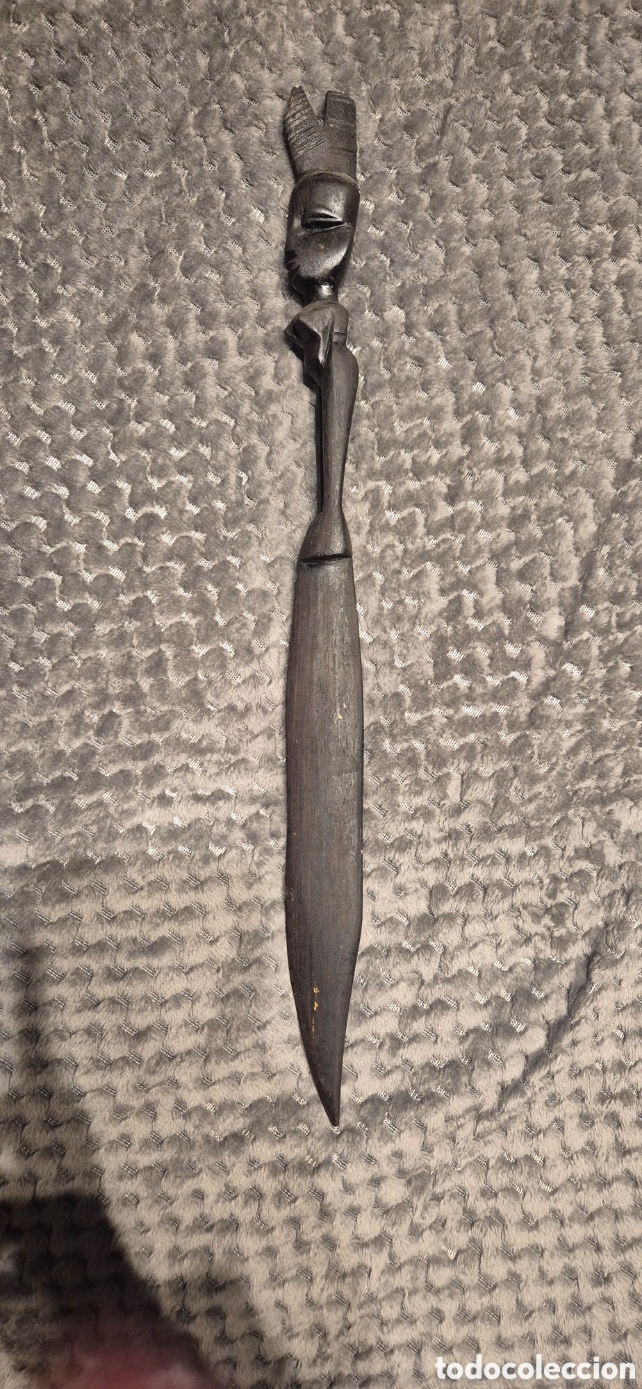 Antig&uuml;edades: 2 abrecartas ebano africanas - Foto 3