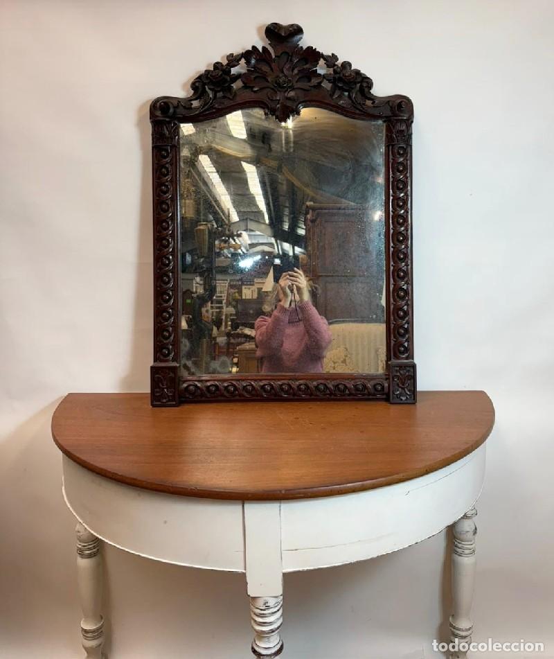 Antig&uuml;edades: Espejo de Pared Antiguo - Foto 4