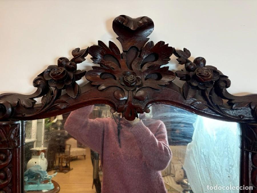 Antig&uuml;edades: Espejo de Pared Antiguo - Foto 8
