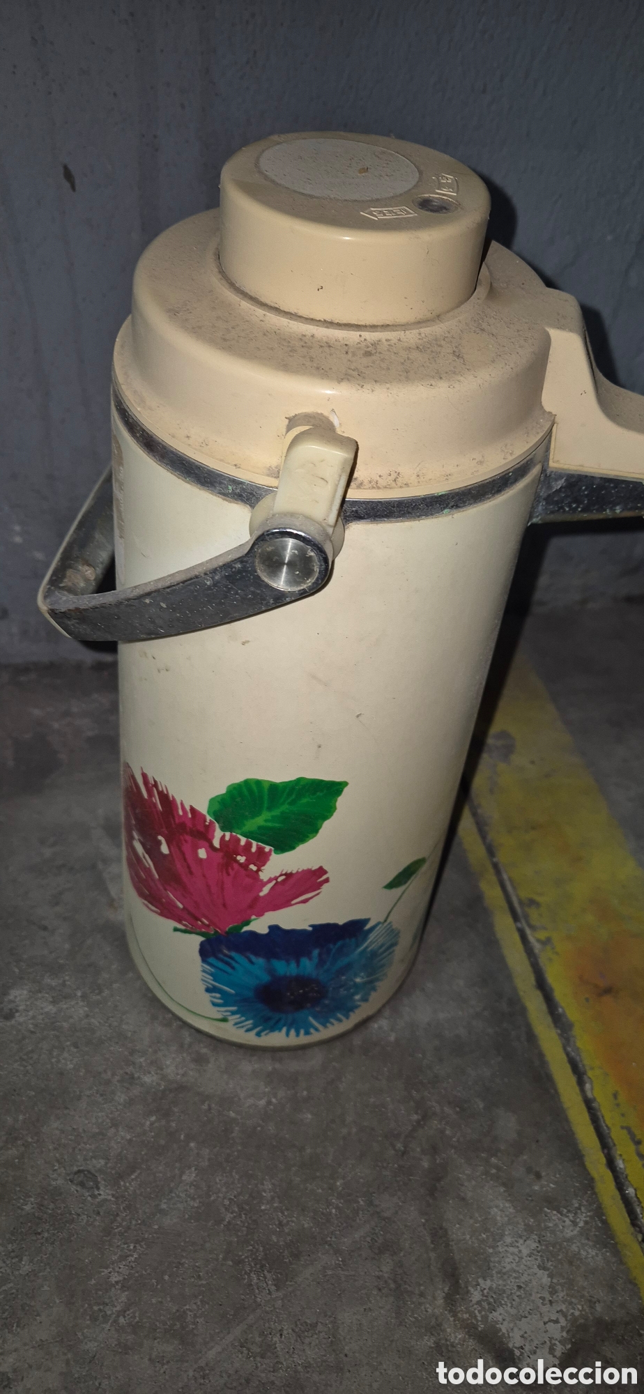 Antig&uuml;edades: Termo vintage con temas florales - Foto 1
