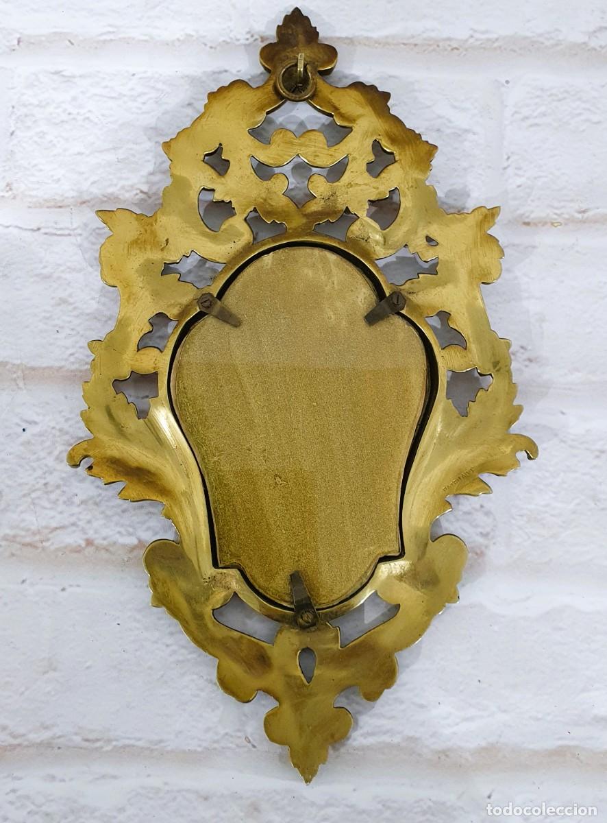 Antig&uuml;edades: Antiguo espejo de bronce - Foto 3