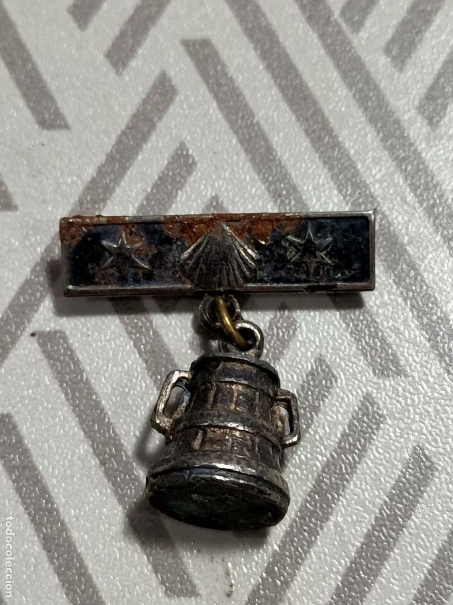 Antig&uuml;edades: Antiguo pasador religioso en plata - Foto 1