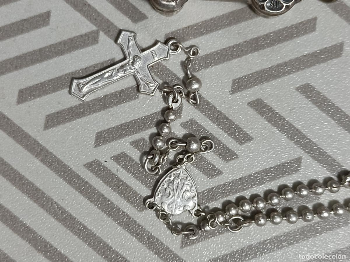 Antig&uuml;edades: Antiguo relicario religioso en plata - Foto 5