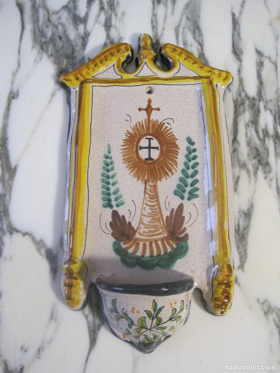 Antig&uuml;edades: BENDITERA DE CER&Aacute;MICA - ORZA - N&Aacute;JERA - Foto 1