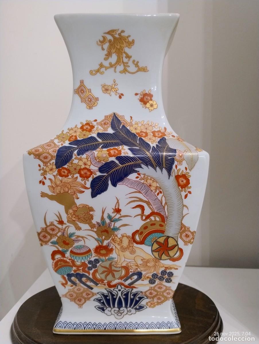 Antig&uuml;edades: JARRON ESTILO ORIENTAL SAMURAI VISTA ALEGRE - Foto 1