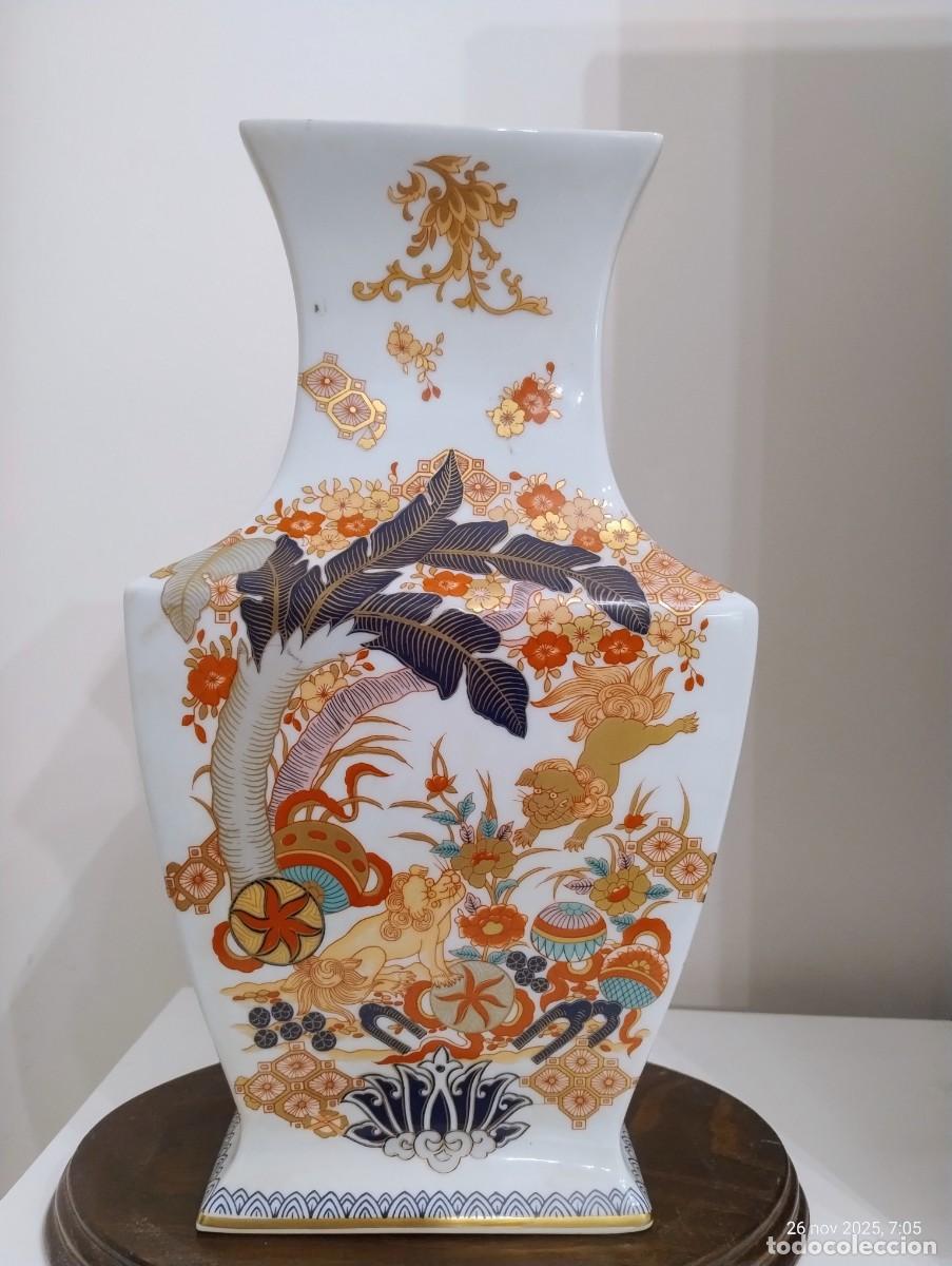 Antig&uuml;edades: JARRON ESTILO ORIENTAL SAMURAI VISTA ALEGRE - Foto 3