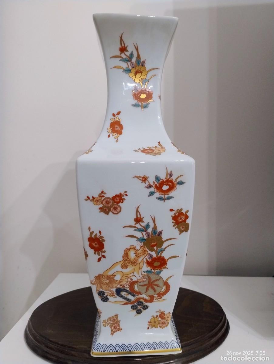 Antig&uuml;edades: JARRON ESTILO ORIENTAL SAMURAI VISTA ALEGRE - Foto 4
