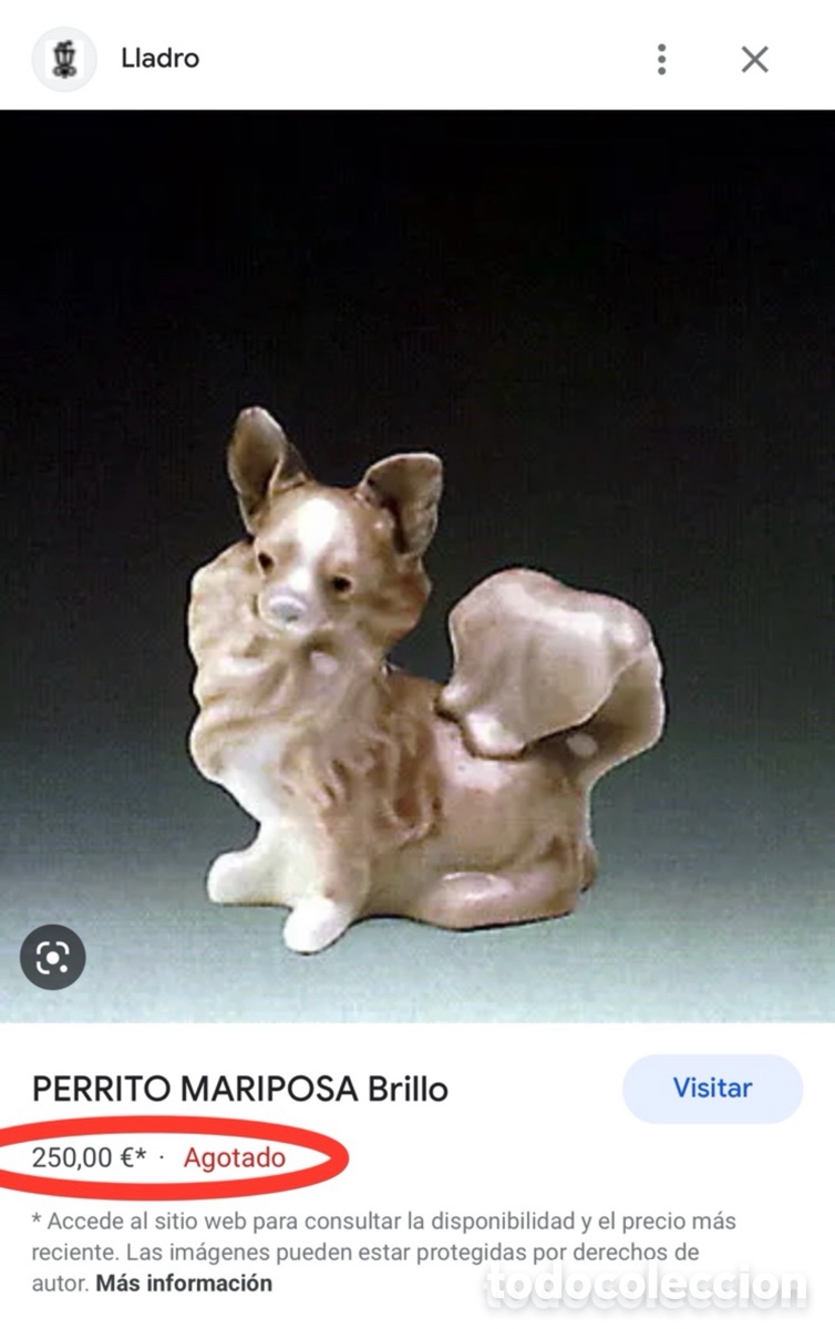 Antig&uuml;edades: REF: 01004749 &ldquo;PERRITO MARIPOSA&rdquo; LLADR&Oacute; - Foto 9