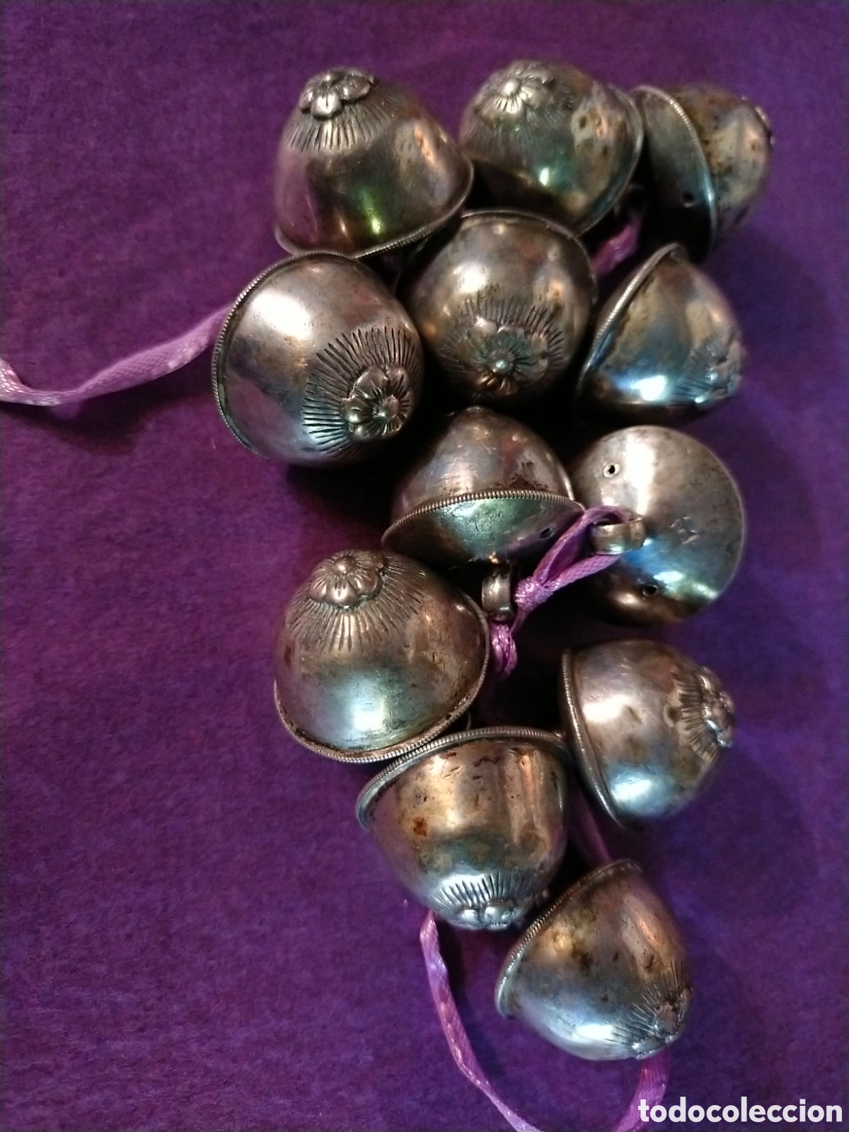 Antig&uuml;edades: Botones de plata- 12- antiguos - Foto 5