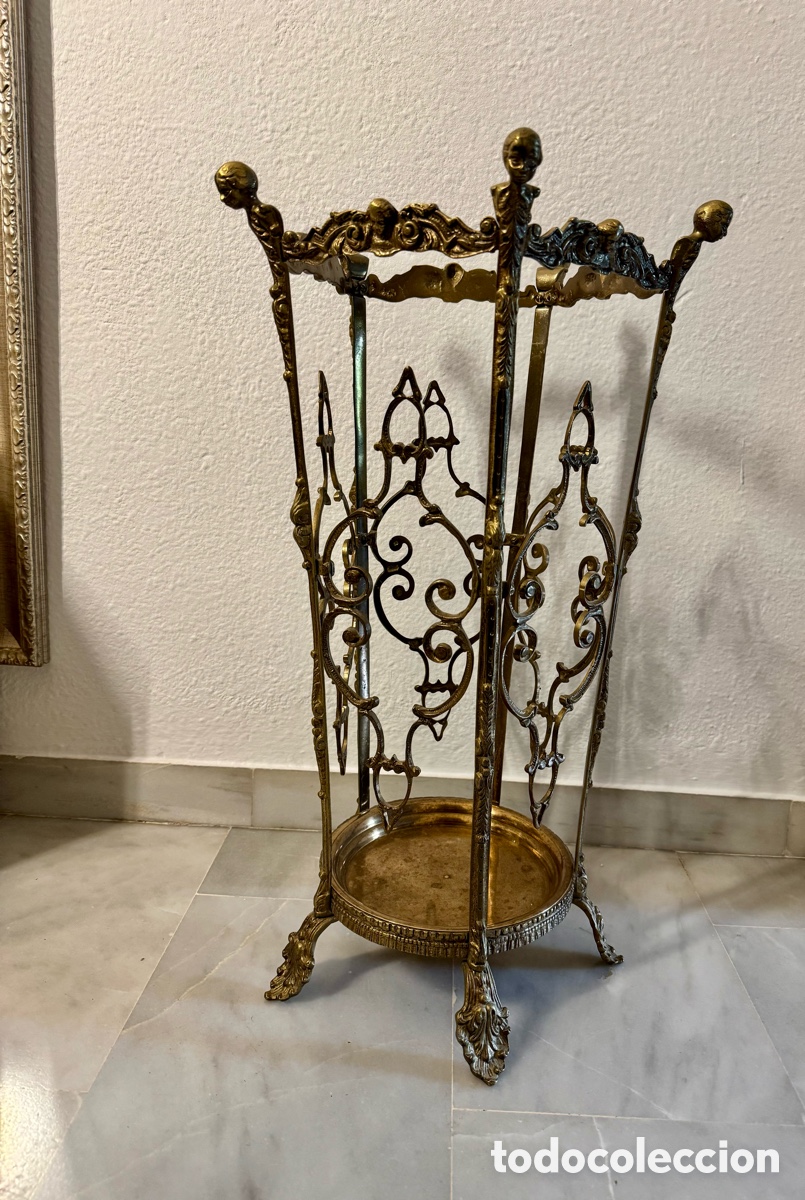 Antig&uuml;edades: Parag&uuml;ero o bastonero bronce - Foto 1