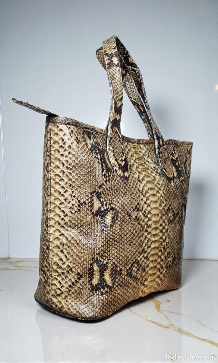 Antig&uuml;edades: Bolso de piel de serpiente pit&oacute;n. - Foto 2