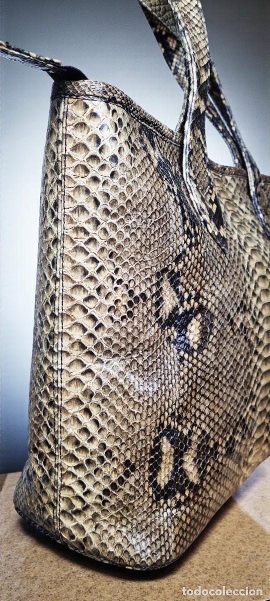 Antig&uuml;edades: Bolso de piel de serpiente pit&oacute;n. - Foto 3