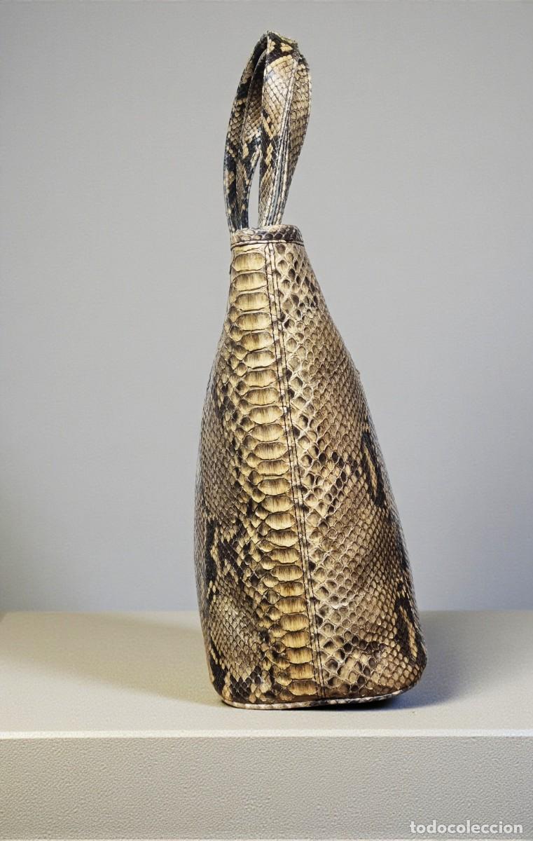 Antig&uuml;edades: Bolso de piel de serpiente pit&oacute;n. - Foto 4