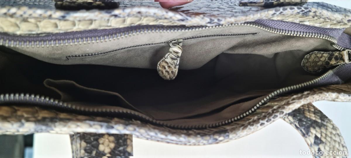 Antig&uuml;edades: Bolso de piel de serpiente pit&oacute;n. - Foto 6