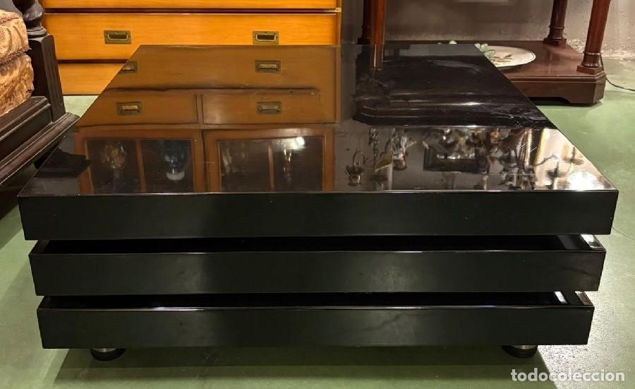 Antig&uuml;edades: Mesa de Centro Giratoria - Foto 3