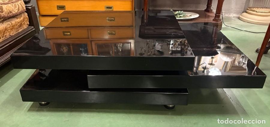 Antig&uuml;edades: Mesa de Centro Giratoria - Foto 4