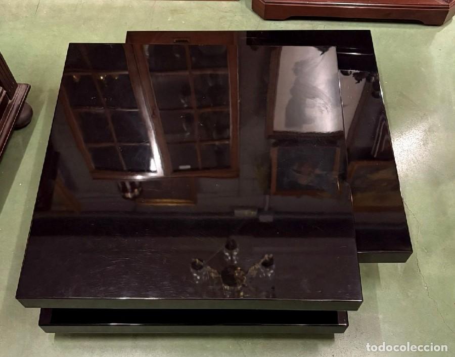 Antig&uuml;edades: Mesa de Centro Giratoria - Foto 5