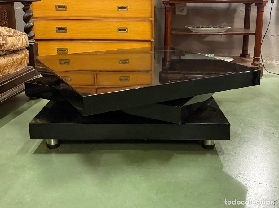 Antig&uuml;edades: Mesa de Centro Giratoria - Foto 6