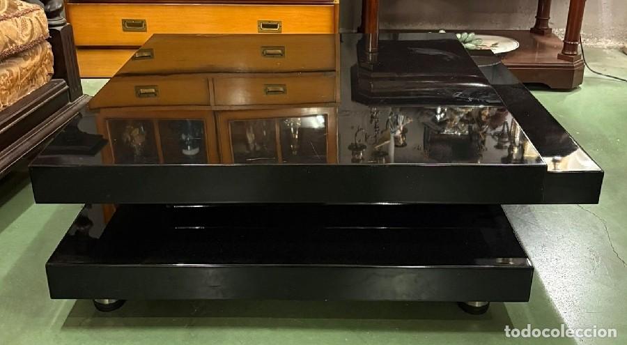 Antig&uuml;edades: Mesa de Centro Giratoria - Foto 7